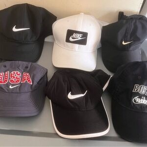 6 nike adjustable hat bundle boston usa b6